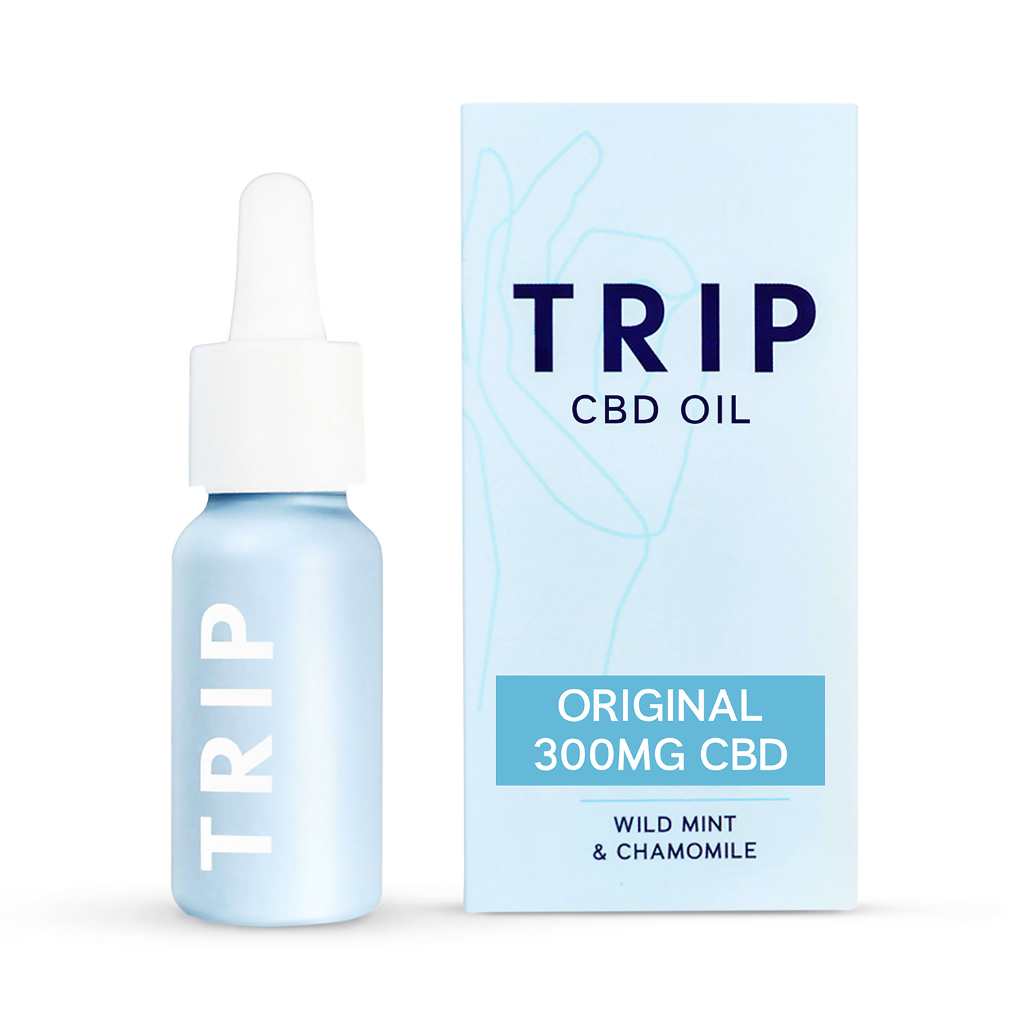 TRIP Wild Mint & Chamomile CBD Oil 300mg 15ml