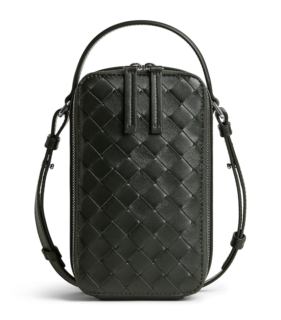 Bottega Veneta Intrecciato Getaway phone pouch with cross-body strap - British product