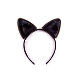 Ann Summers oil slick PU cat ears black headband, imported from the UK