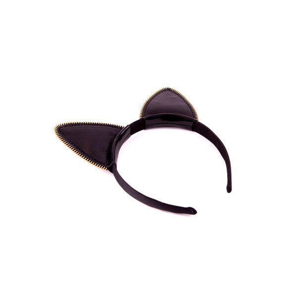 Ann Summers oil slick PU cat ears black headband, imported from the UK