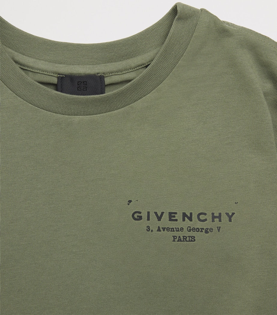 Givenchy Kids Cotton Logo T-Shirt (4-12 Years), UK version