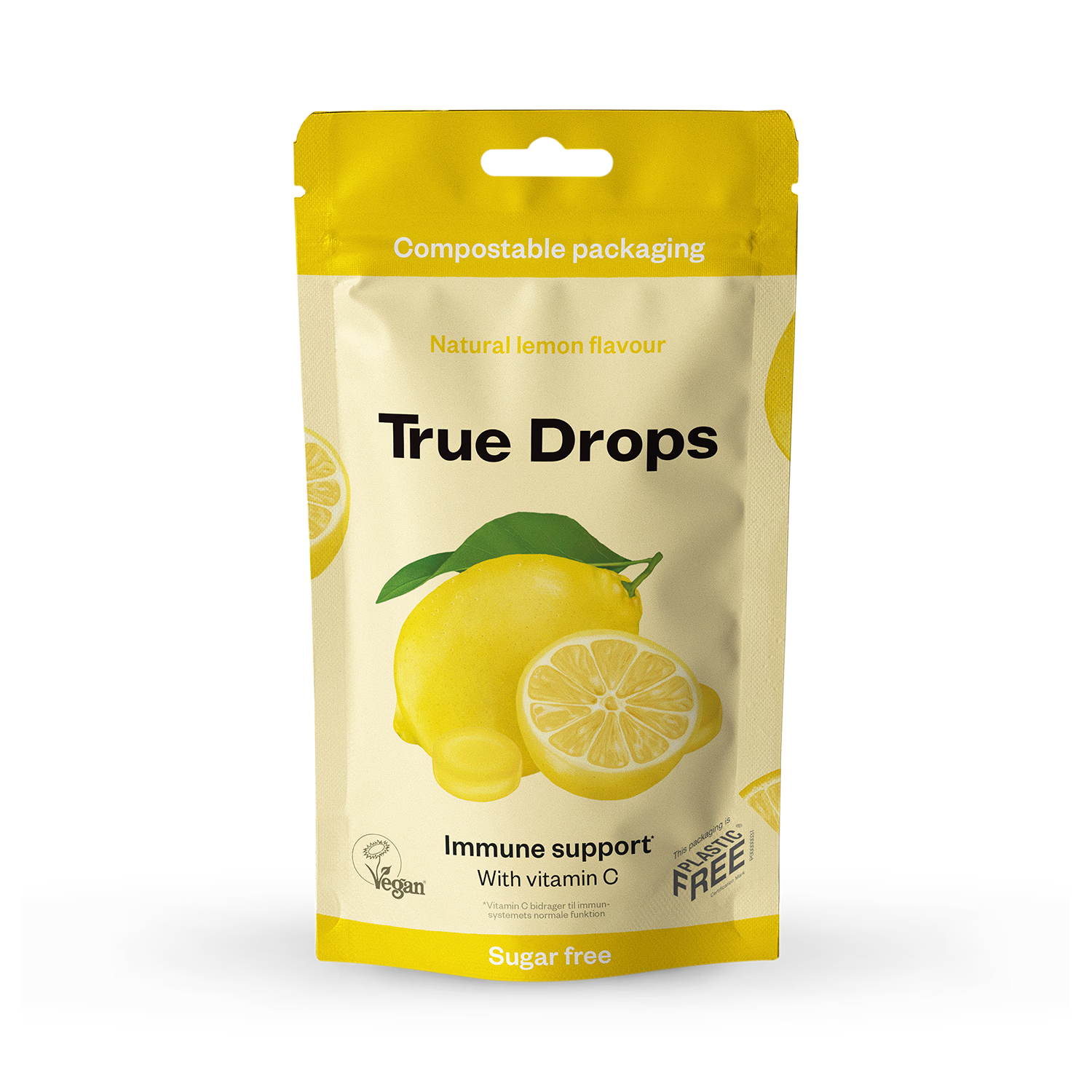 True Drops أقراص الليمون الطبيعية 70 جرام - منتج بريطاني