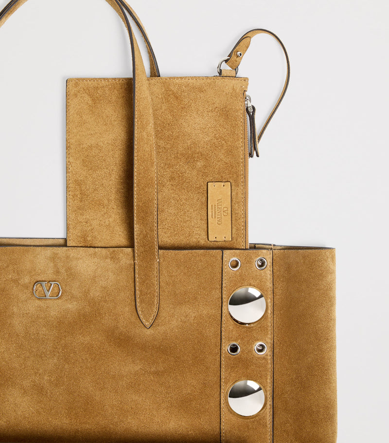 Valentino Garavani suede Nellcôte tote bag - British product