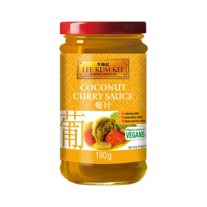 Lee Kum Kee coconut curry sauce, imported from the UK