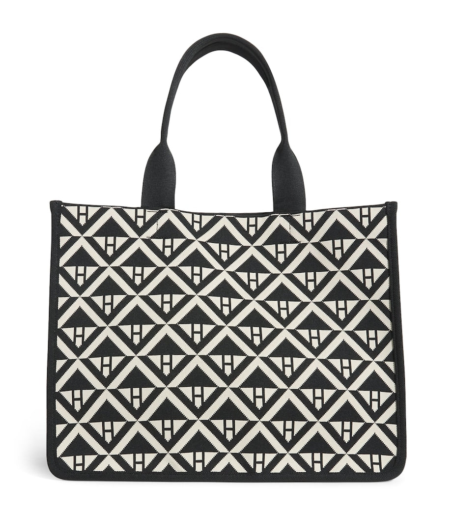 Harrods geometric tote bag medium, UK version
