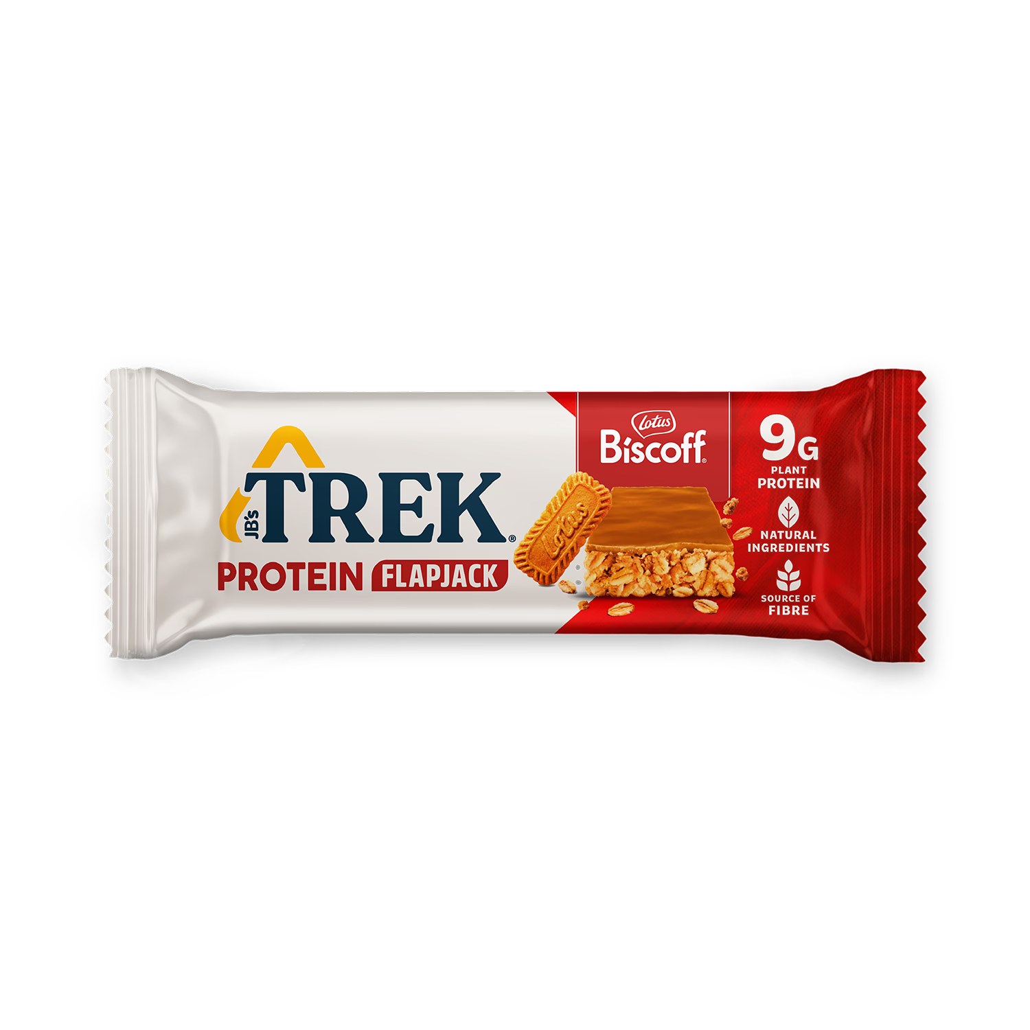 Trek protein flapjack Lotus Biscoff 50g, UK version