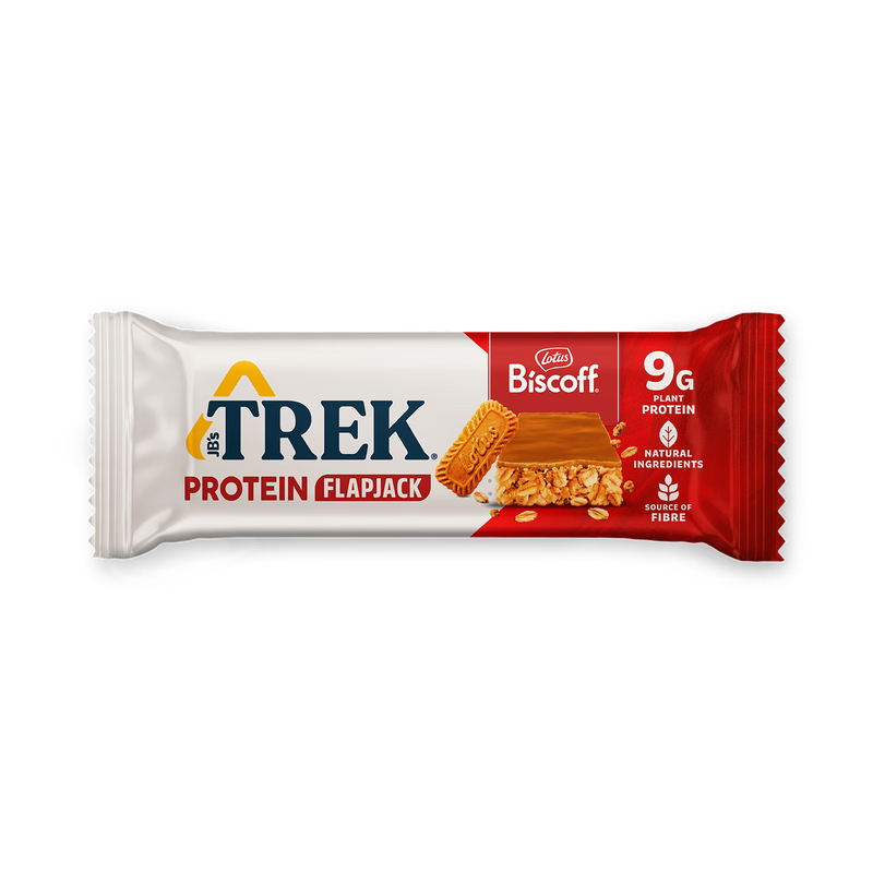 Trek protein flapjack Lotus Biscoff 50g, UK version