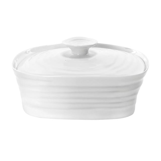 Sophie Conran White Porcelain Butter Dish GOODS M&S   