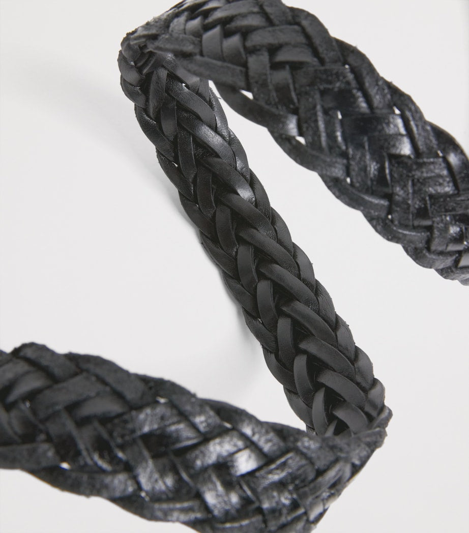 Giorgio Armani woven leather belt 2.5cm, imported from the UK
