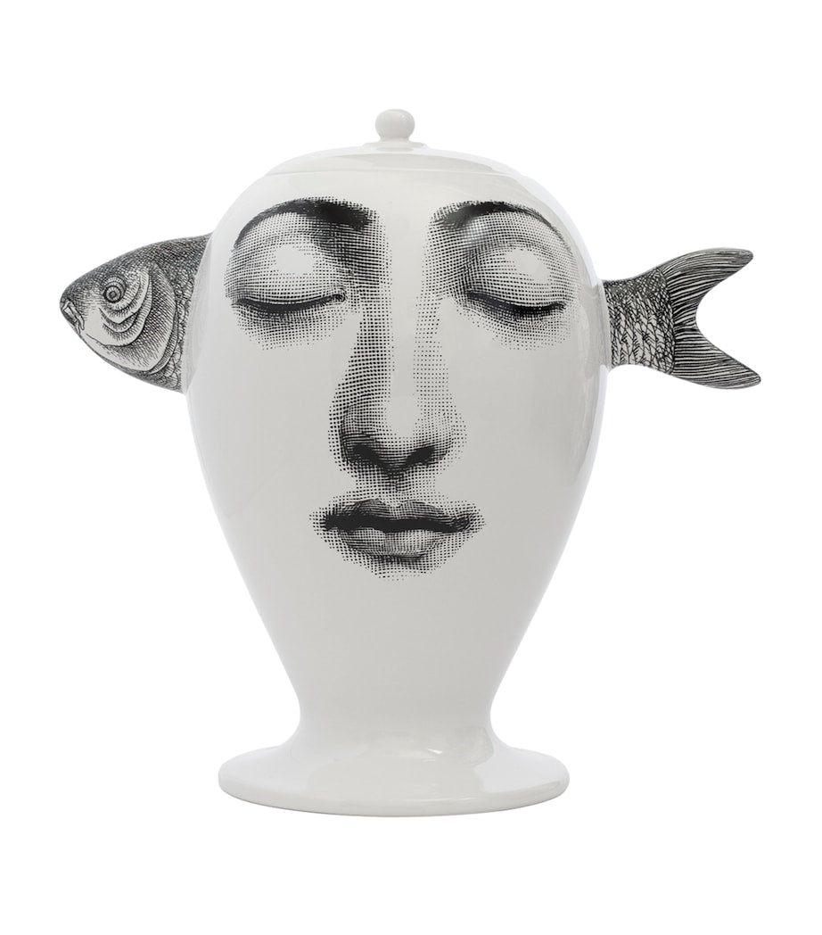 Fornasetti Pesce vase Italian porcelain - British product