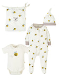 Baby cotton gift set 3-piece bee theme 7lbs-1yr - British product