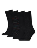 Tommy Hilfiger cotton rich socks gift tin 4 pack - British product