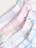 Check frill socks 4 pack sizes 6 Small-7 Large - British product