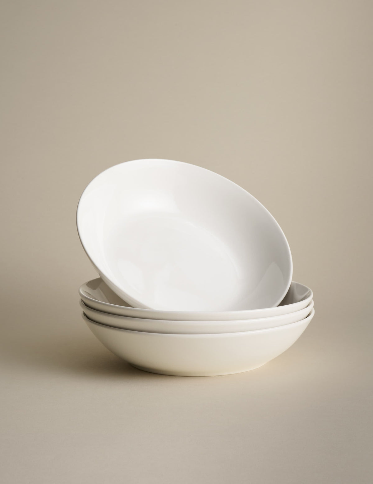 Everyday pasta bowls 4 pack porcelain - British product