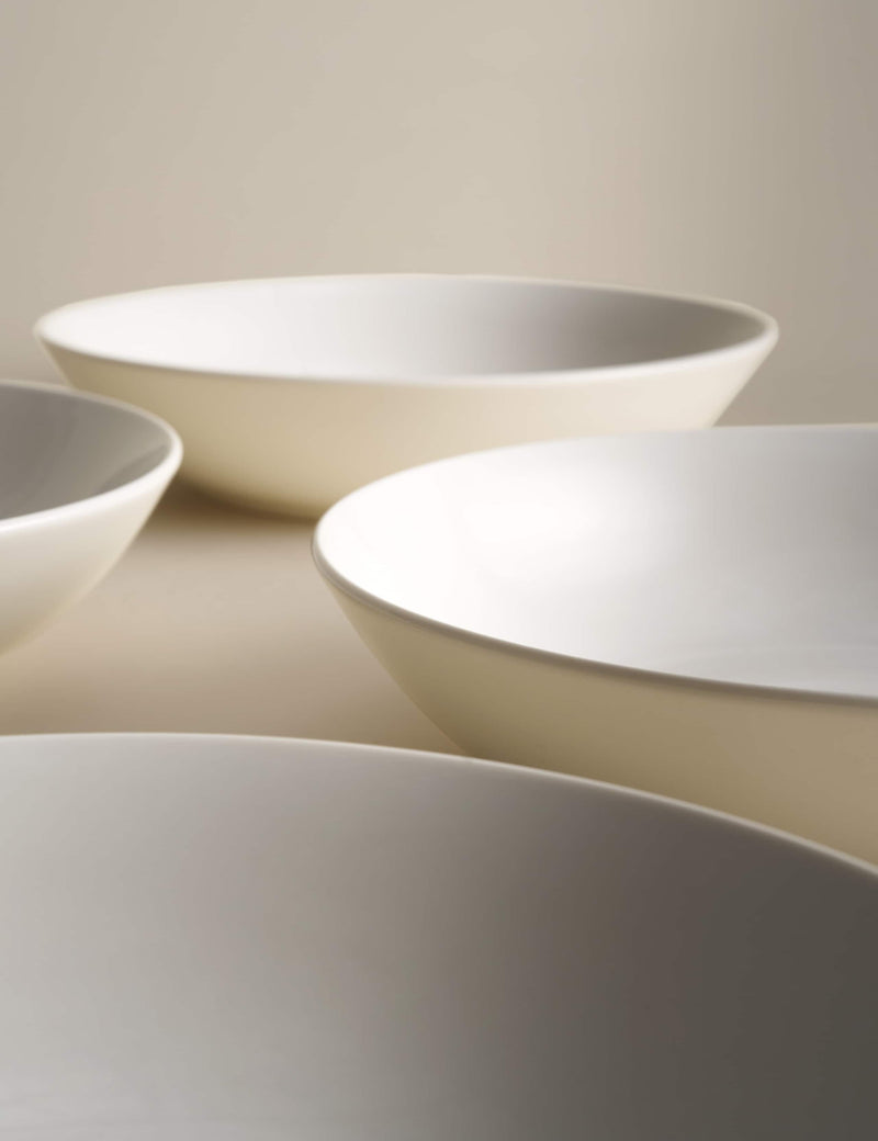 Everyday pasta bowls 4 pack porcelain - British product
