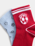 Cotton rich football socks 4 pack sizes 6-7, imported from the UK