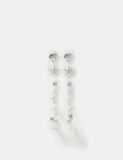 Accessorize sterling silver plated mixed earrings 4 pack, UK version