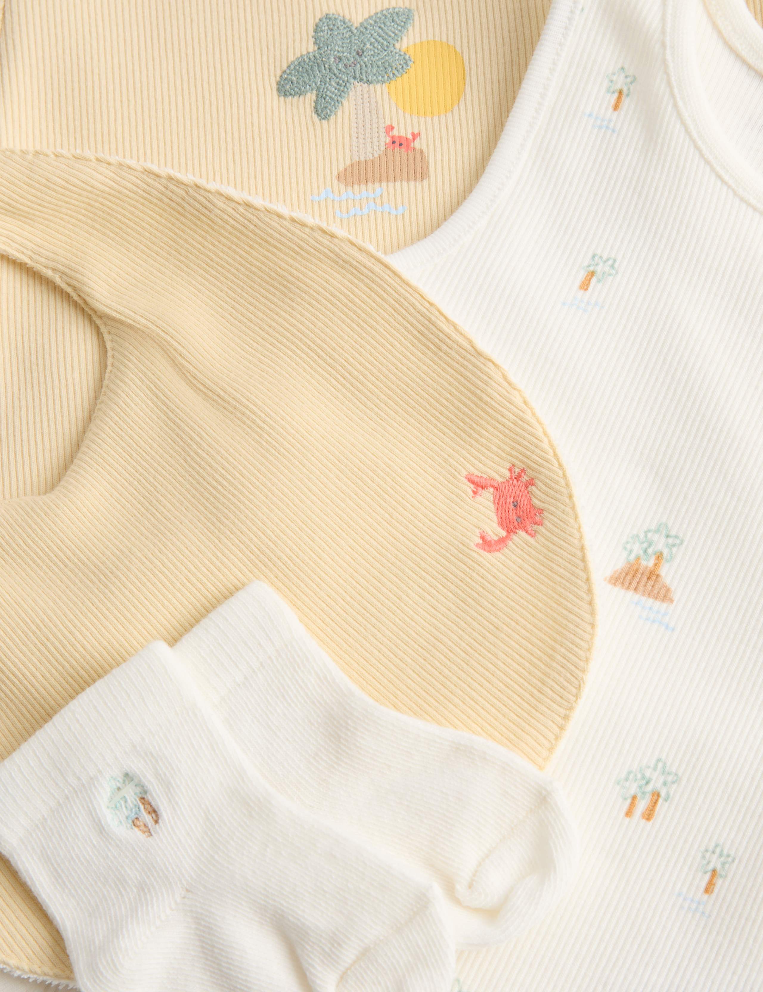 Cotton rich baby starter set 4 piece 7-12 months, imported from the UK