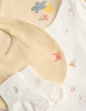 Cotton rich baby starter set 4 piece 7-12 months, imported from the UK