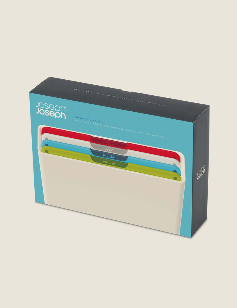 Joseph Joseph Folio Icon chopping board set 4 piece, imported from the UK