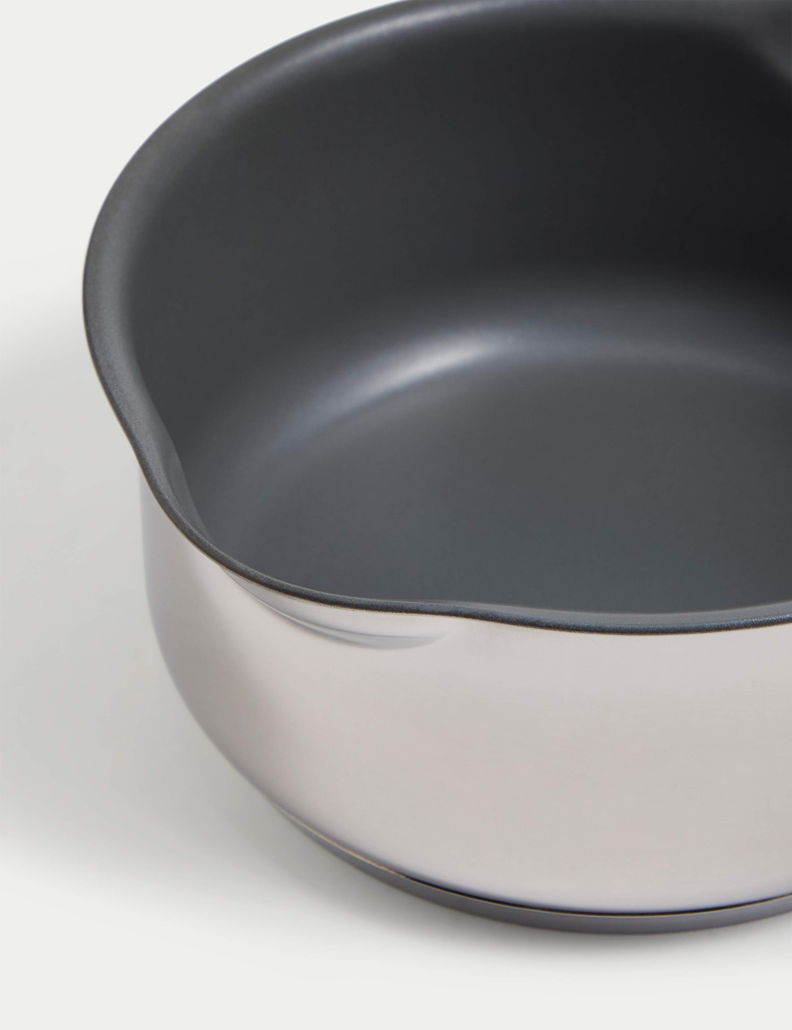 4 piece stainless steel pan set, imported from the UK