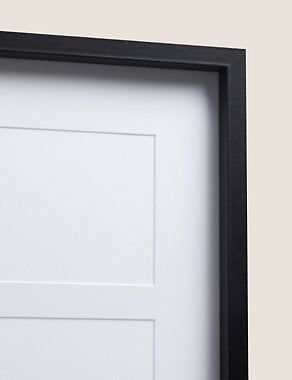 4 Aperture Wood Photo Frame - White, None