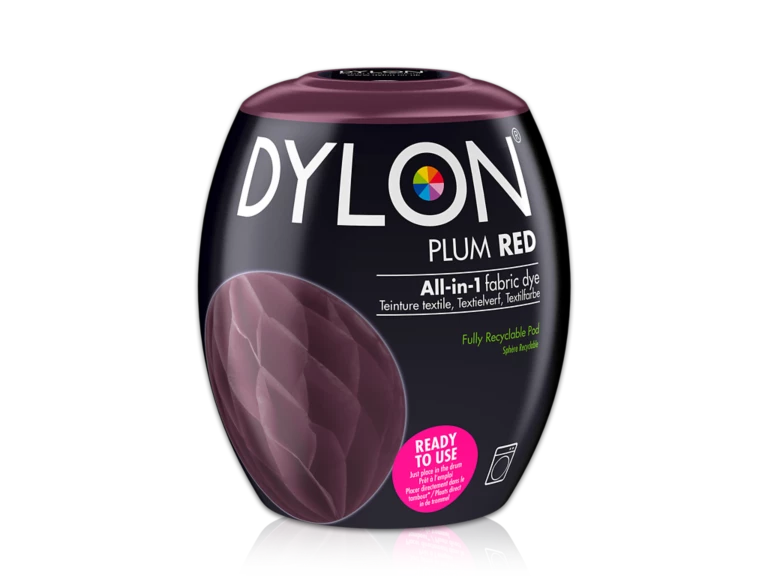 Dylon Washing Machine Dyes Laundry McGrocer Direct Plum Red  