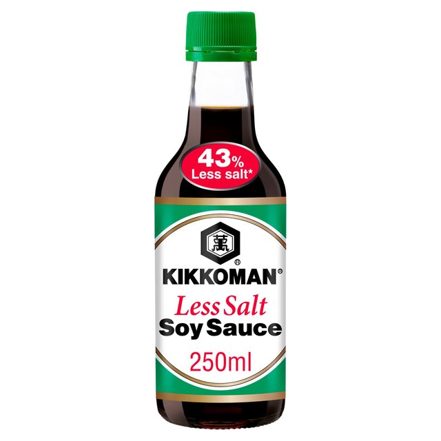 Kikkoman Less Salt Soy Sauce   250ml GOODS M&S   