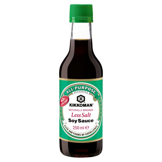 Kikkoman Less Salt Soy Sauce   250ml GOODS M&S   