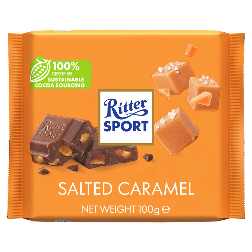 Ritter Sport Sport Salted Caramel GOODS ASDA   