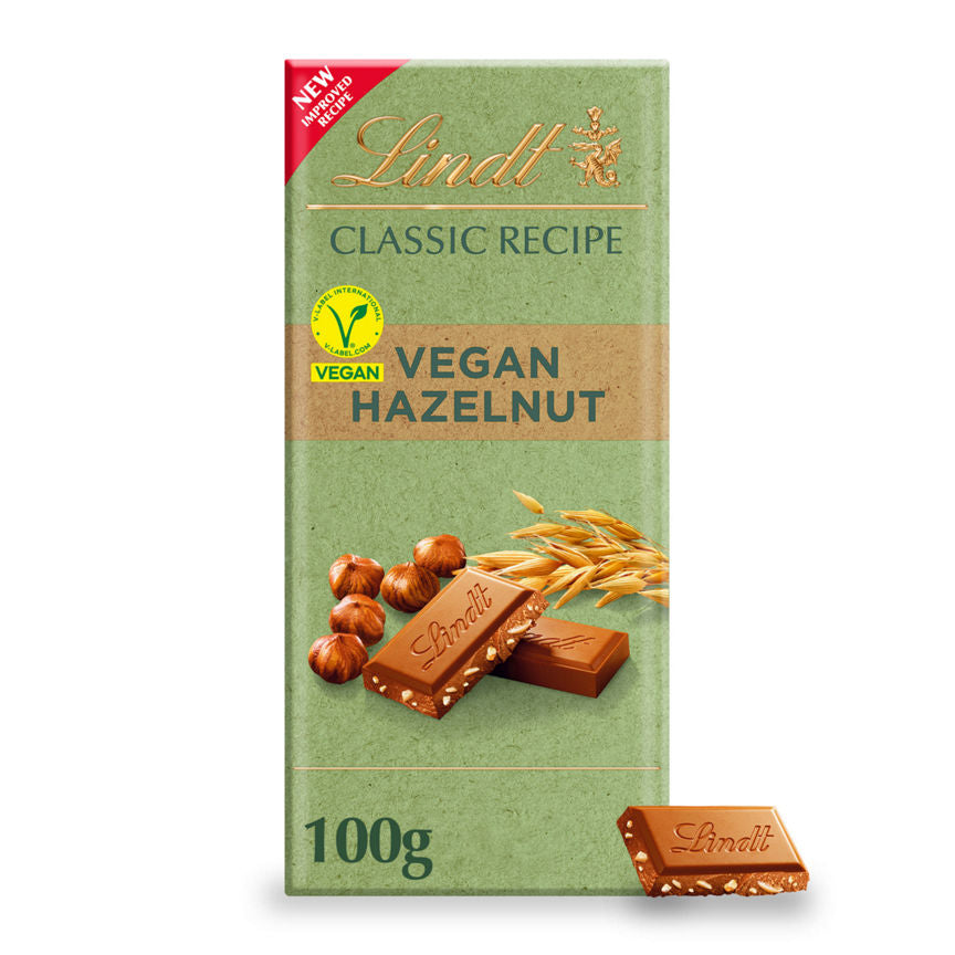 Lindt CLASSIC RECIPE Vegan Hazelnut GOODS ASDA   