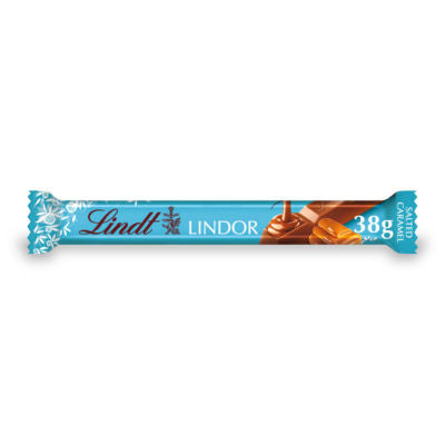 Lindt salted caramel chocolate bar 38g - British product