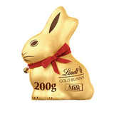 Lindt Gold Bunny milk chocolate 200g, imported from the UK