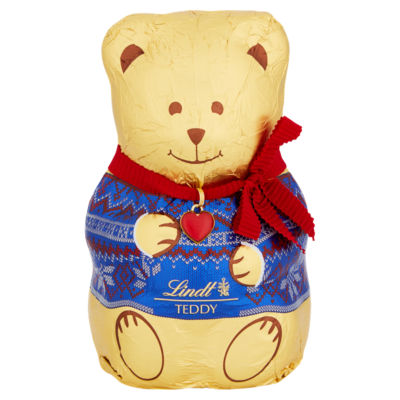 Lindt Teddy Christmas milk chocolate 200g, imported from the UK