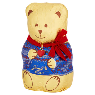 Lindt Teddy Christmas milk chocolate 200g, imported from the UK