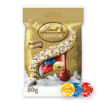 Lindt Lindor Assorted Mini Truffles 80g, UK version