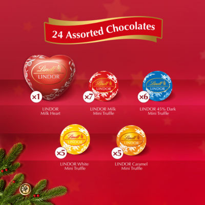 Lindt LINDOR Advent Calendar 117g, UK version