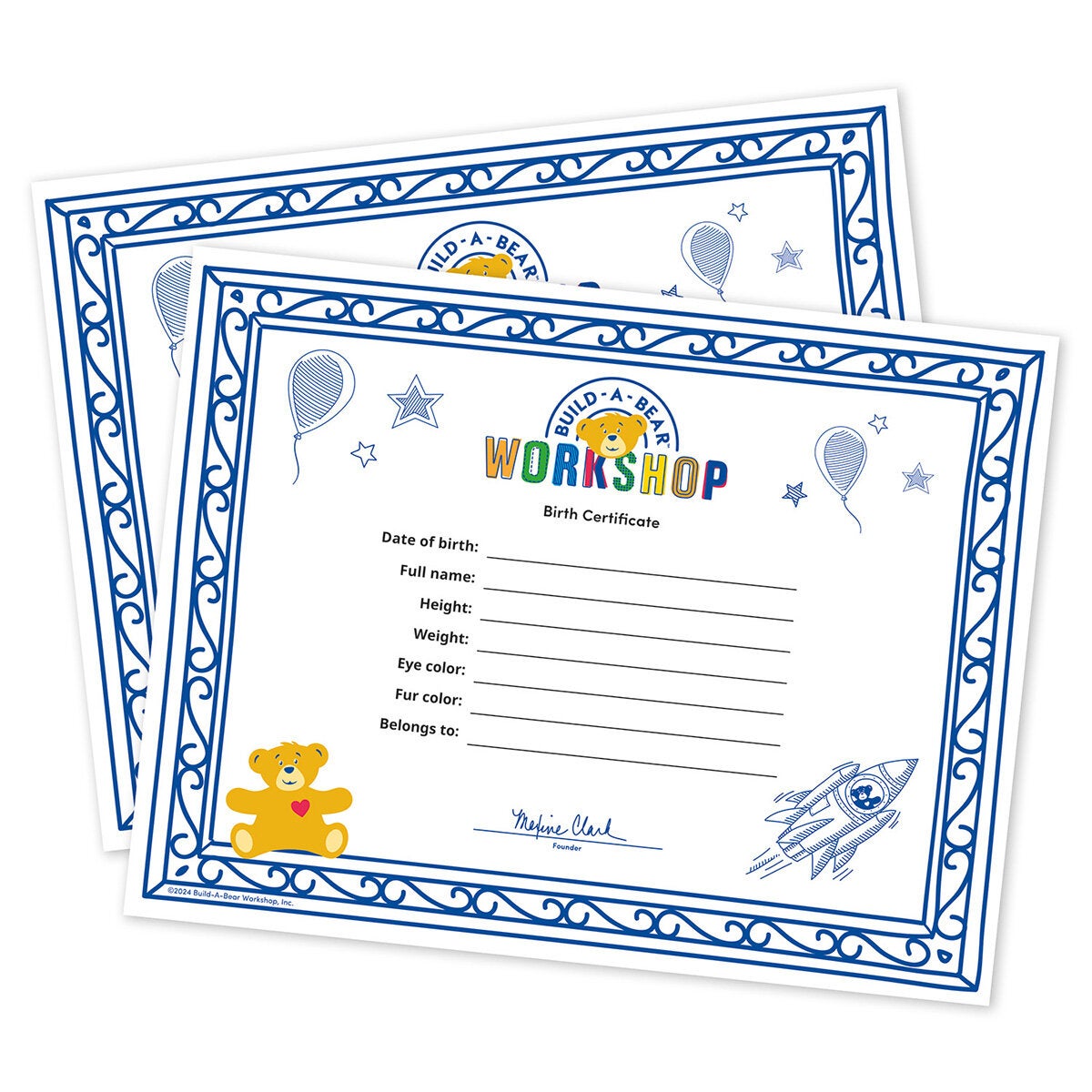 Build-A-Bear stuffable teddy bear kit with stuffing station - British product