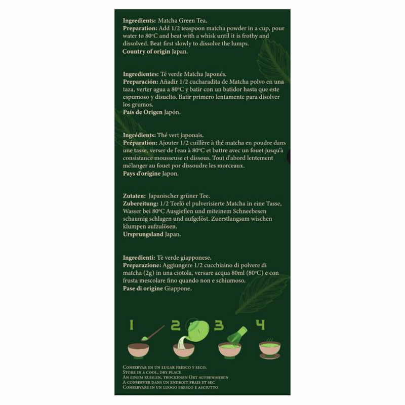 Cafe Guilis ceremonial grade matcha powder 200g - British product