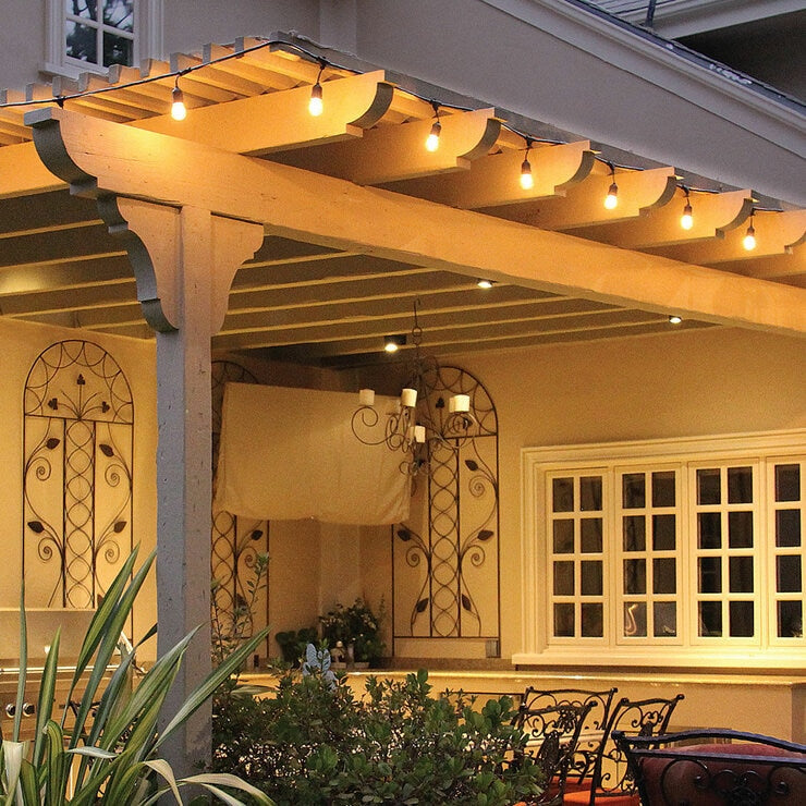 Feit 48ft LED string lights outdoor weatherproof - (British brand)