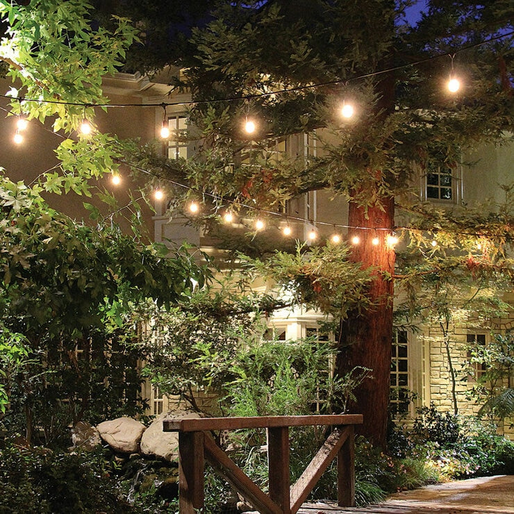 Feit 48ft LED string lights outdoor weatherproof - (British brand)