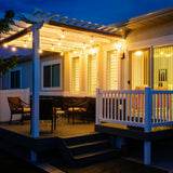 Feit 48ft LED string lights outdoor weatherproof - (British brand)