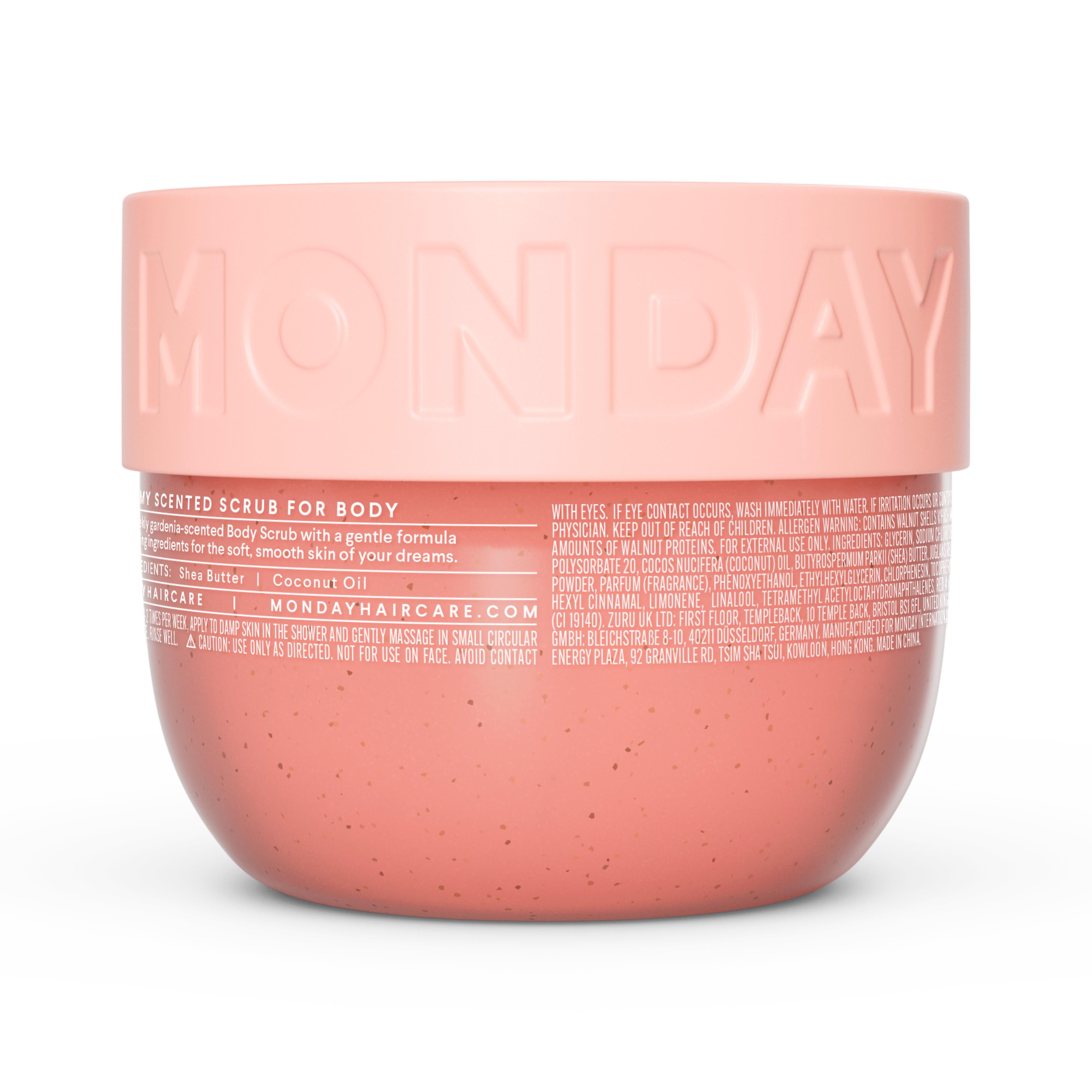 Monday Haircare Fresh Gardenia exfoliating body scrub 510g (British brand)