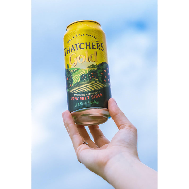 Thatchers Gold cider 4x440ml, UK version