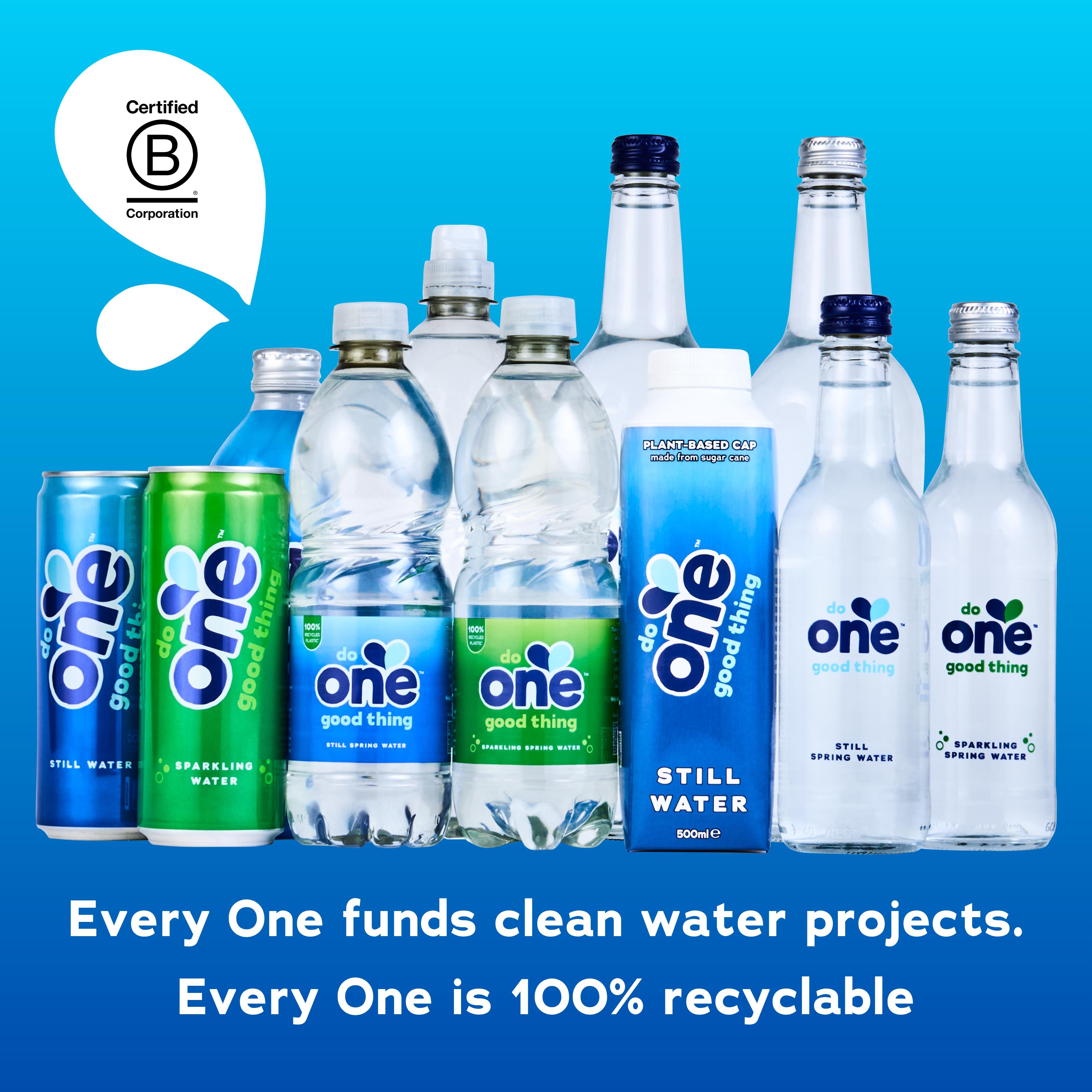One Water still spring water 500ml, imported from the UK