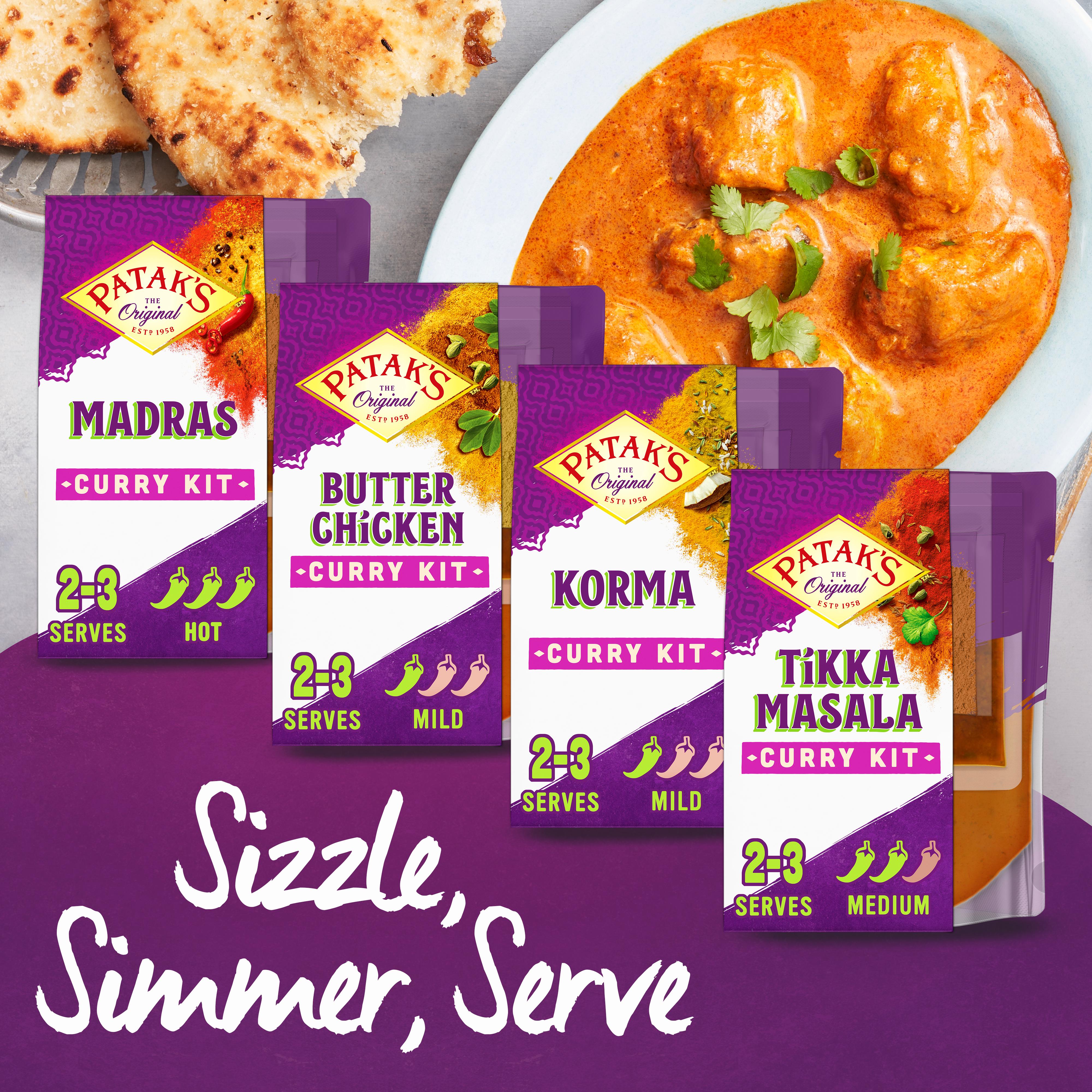 Patak's Punjabi Style Tikka Masala Curry Kit 270g (British brand)