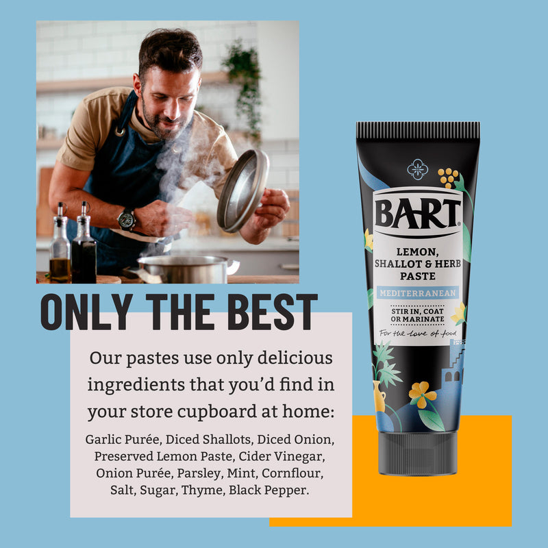 Bart Lemon Shallot & Herb Paste 80g (British brand)