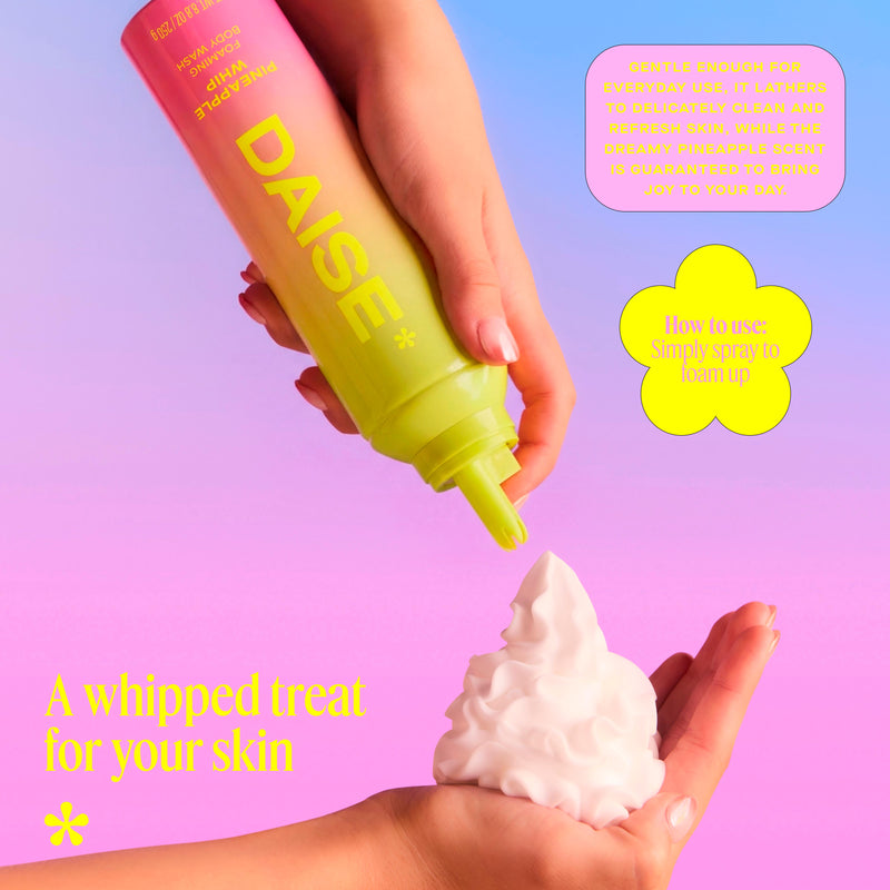 Daise Pineapple Whip foaming body wash 265ml, UK version