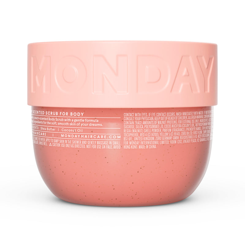 Monday Haircare Peaches & Cream body scrub 510g (British brand)