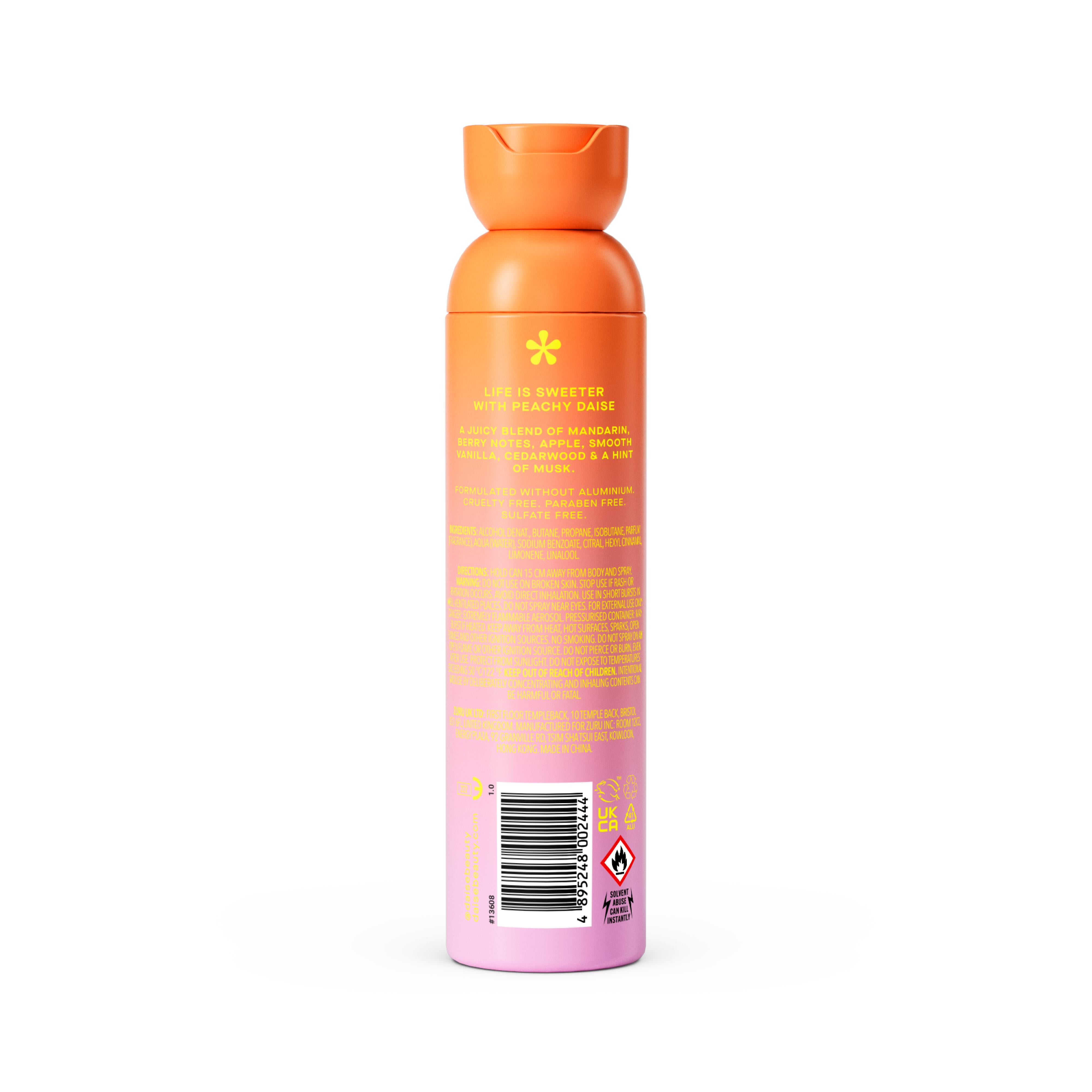 Daise Body Spray Deodorant Berry Mandarin 120ml - British product
